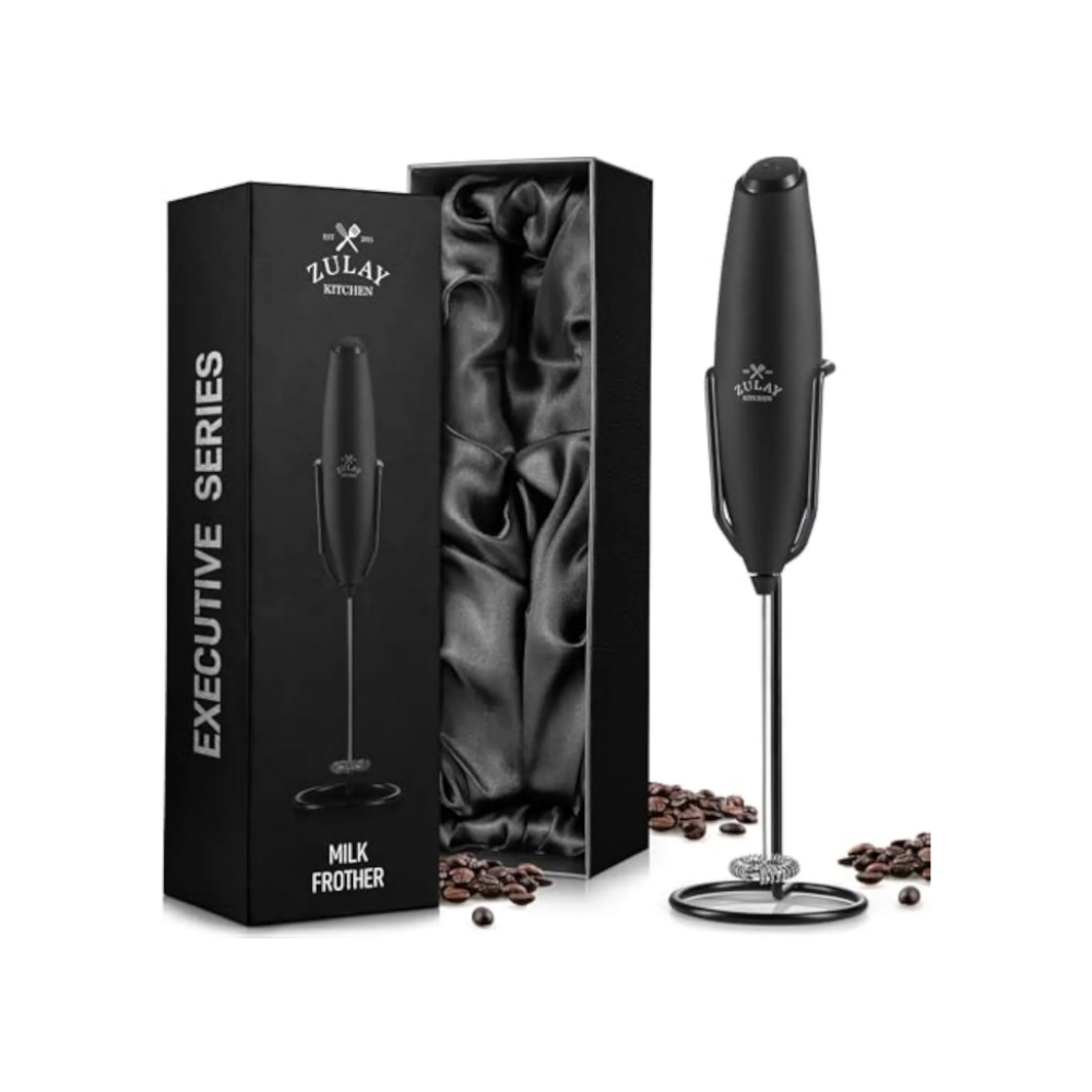 Kitchen Powerful Milk Frother Wand,Drink Mixe, Electric Whisk Foam Maker