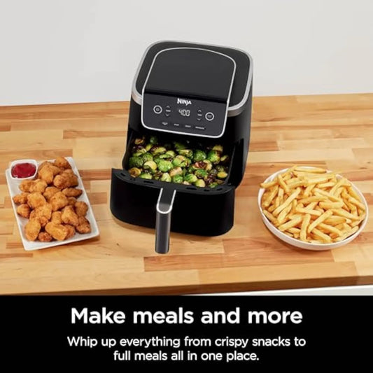 Air Fryer Pro with Air Crisp Tech, Roast, Reheat & Dehydrate Functions, Nonstick Basket & Crisper Plate