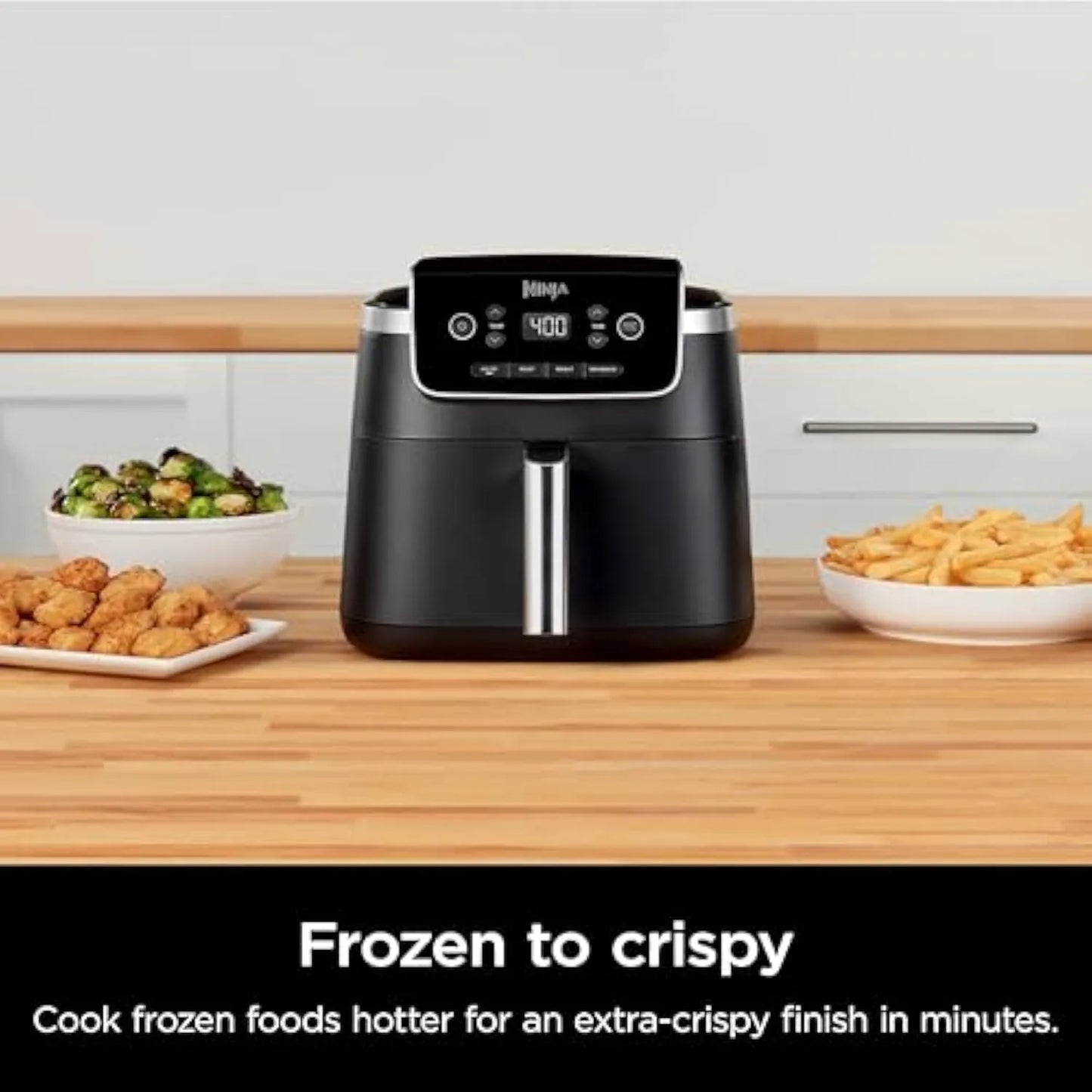 Air Fryer Pro with Air Crisp Tech, Roast, Reheat & Dehydrate Functions, Nonstick Basket & Crisper Plate