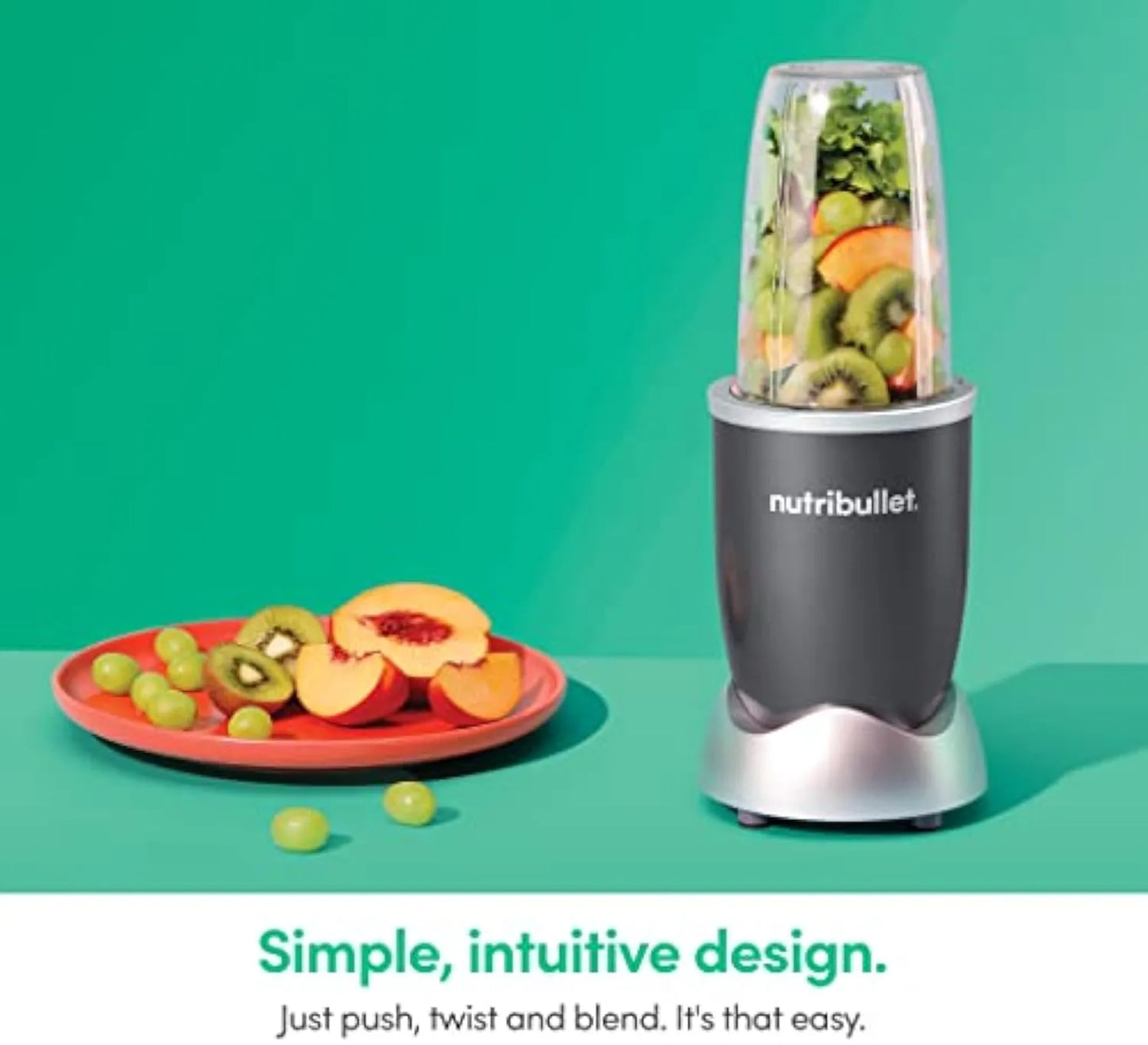 Nutribullet 600W Personal Blender – Compact 24oz Mixer for Smoothies, Shakes & Frozen Drinks