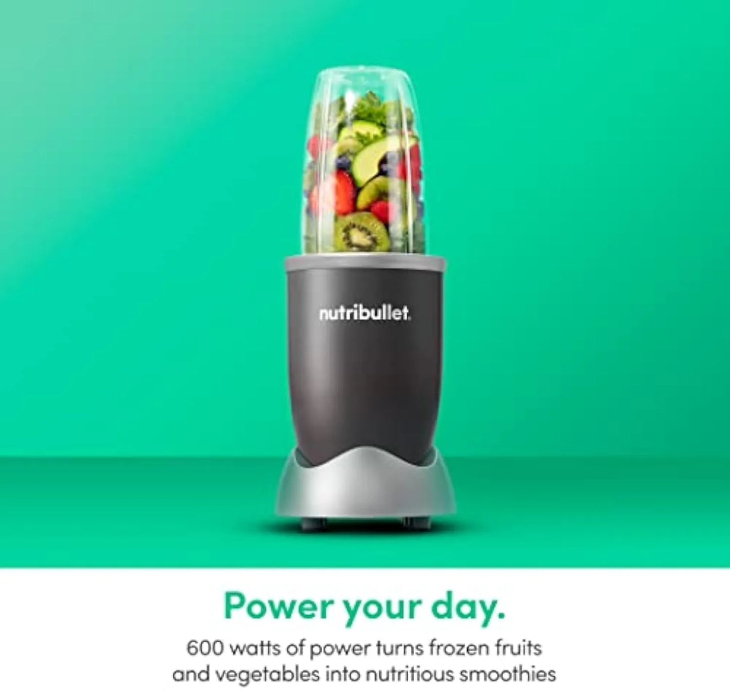 Nutribullet 600W Personal Blender – Compact 24oz Mixer for Smoothies, Shakes & Frozen Drinks